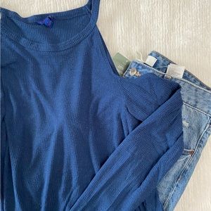 Aeropostal navy blue | off the shoulder | L